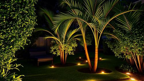 Suasana Magis di Malam Hari: Teknik Pencahayaan Taman (Garden Lighting) yang Dramatis dan Hemat Listrik. Banner