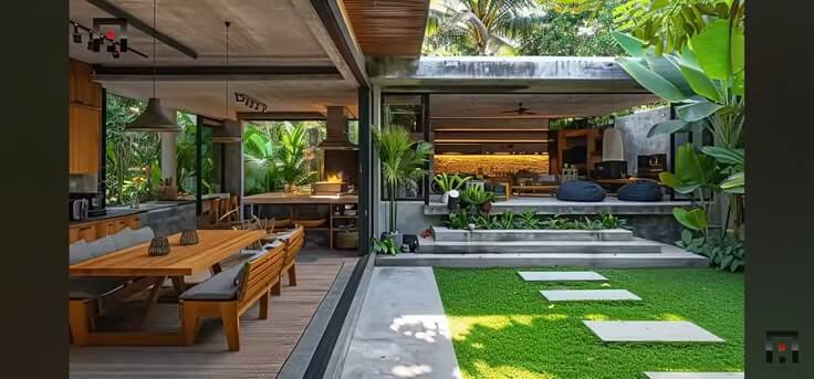 Menciptakan Area Outdoor Living: Inspirasi Ruang Makan Terbuka di Tengah Taman Hijau Banner