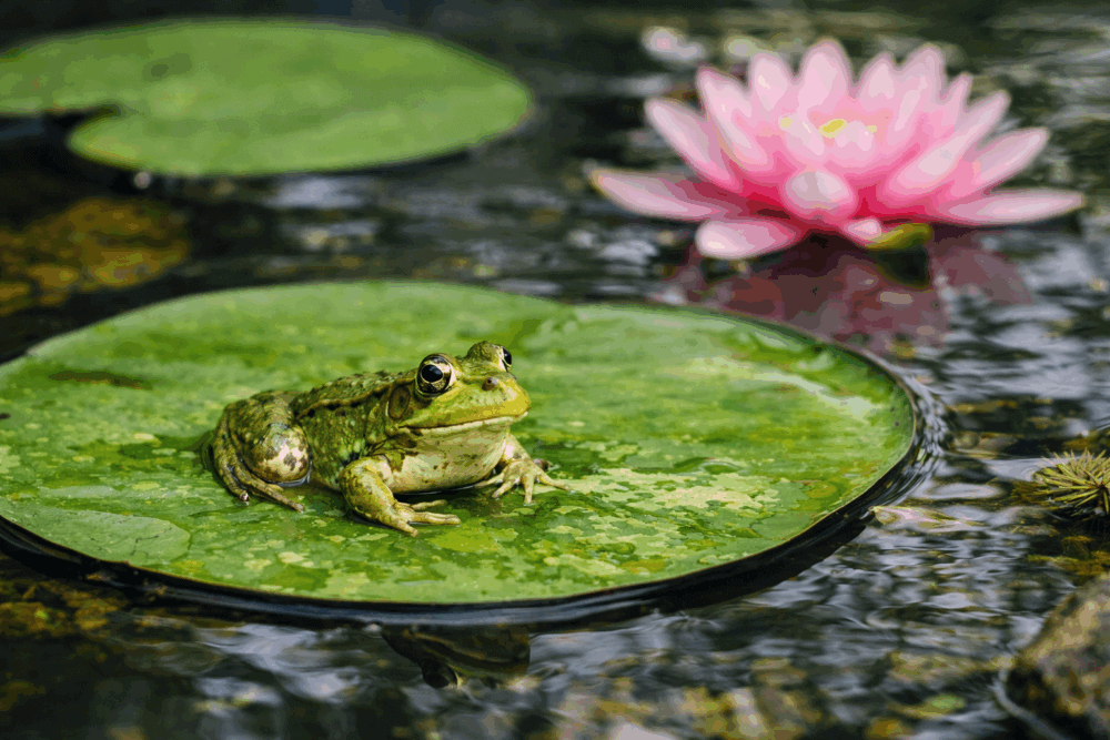 merancang kolam hias untuk menarik satwa liar kecil 3