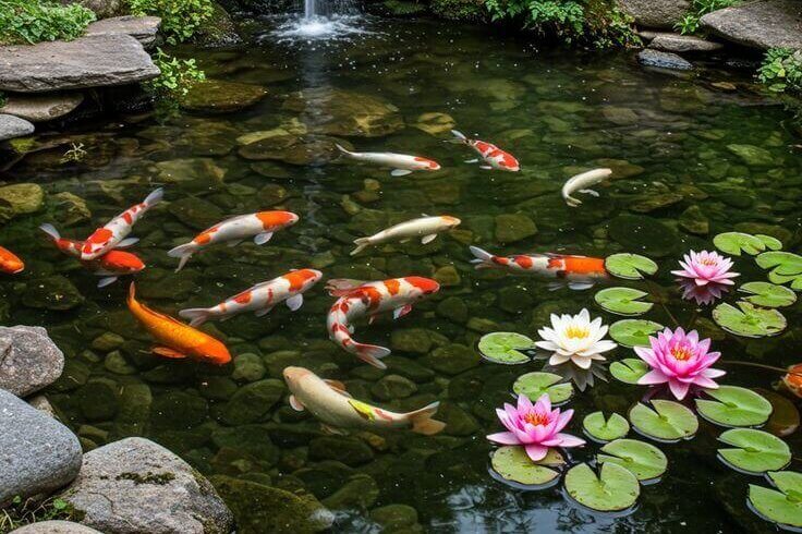 tanaman air untuk kolam taman alami 1