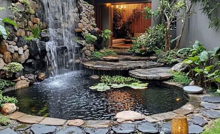 Material yang Cocok Digunakan untuk Pembuatan Kolam Hias Banner