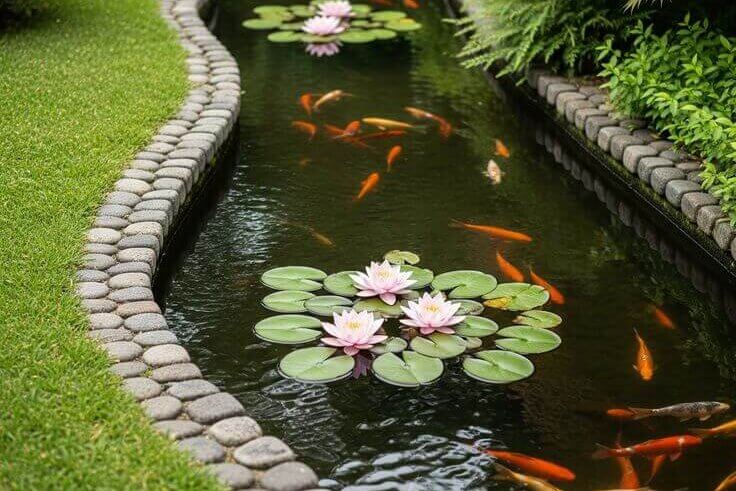 tanaman air untuk kolam taman alami 3