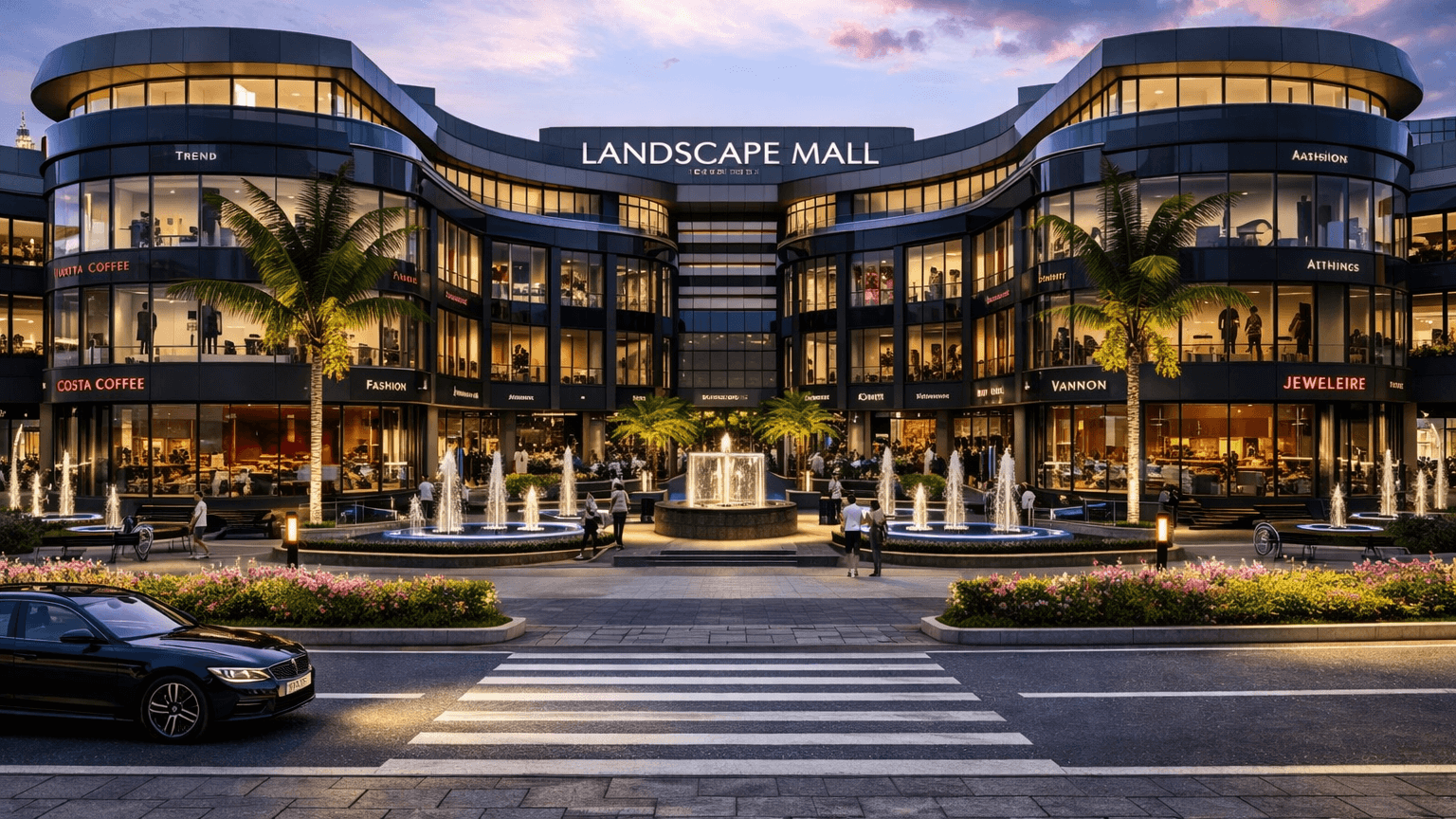 Desain Landscape Mall