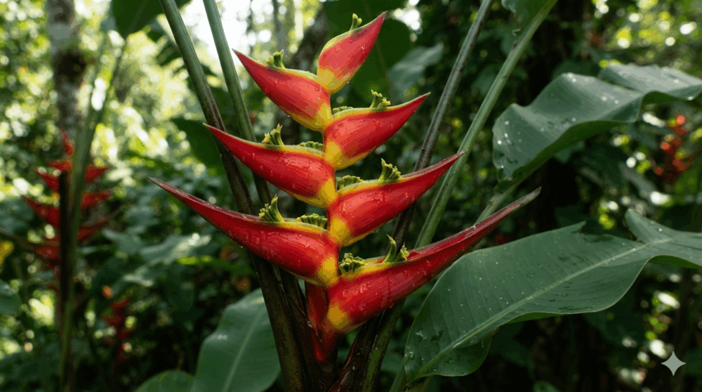 Heliconia untuk area panas